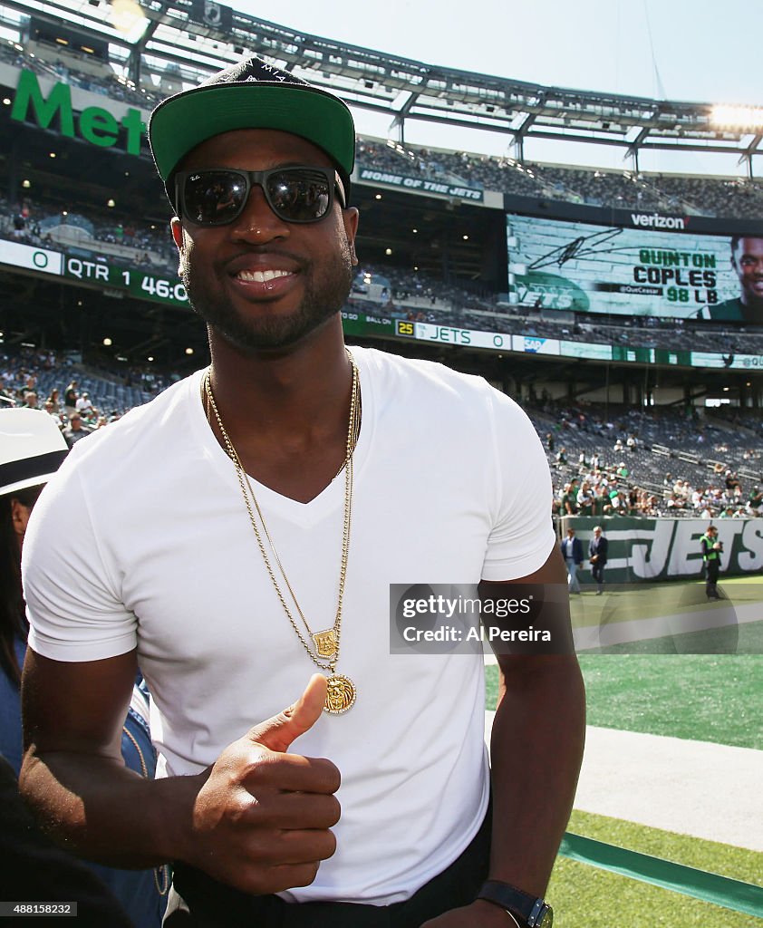 Celebrities Attend The Cleveland Browns VS. New York Jets Game