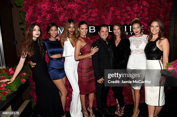 Kemp Muhl, Cris Urena, Jourdan Dunn, Adriana Lima, Global Brand President Global Brand President Leonardo Chavez , Christy Turlington, Gigi Hadid and...