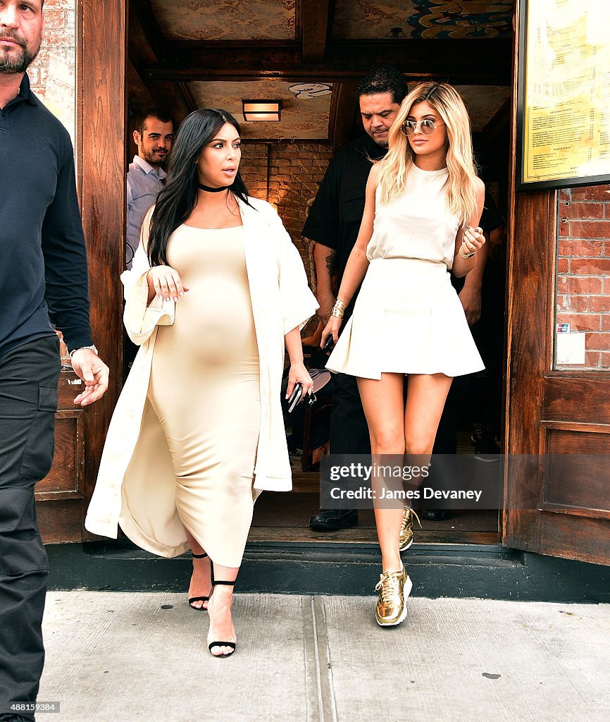 Celebrity Sightings In New York City - September 13, 2015