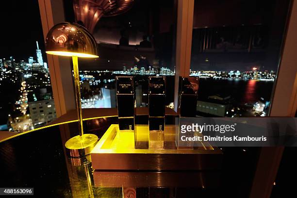 General view of atmosphere at the new Gold Collection fragrance launch hosted by Michael Kors featuring Duran Duran at Top of The Standard Hotel on...
