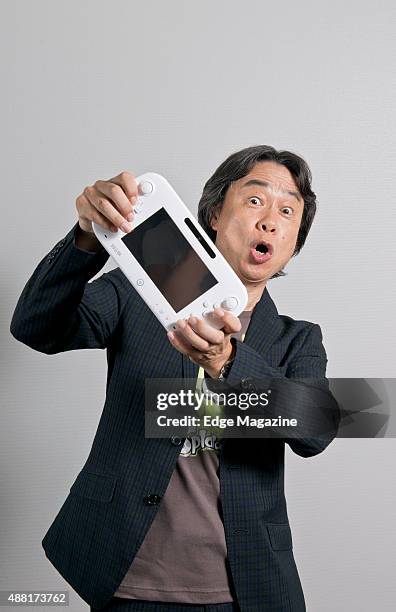 Portrait of Japanese video games designer and producer Shigeru Miyamoto, photographed at Nintendo headquarters in Kyoto, Japan, on July 25, 2014....