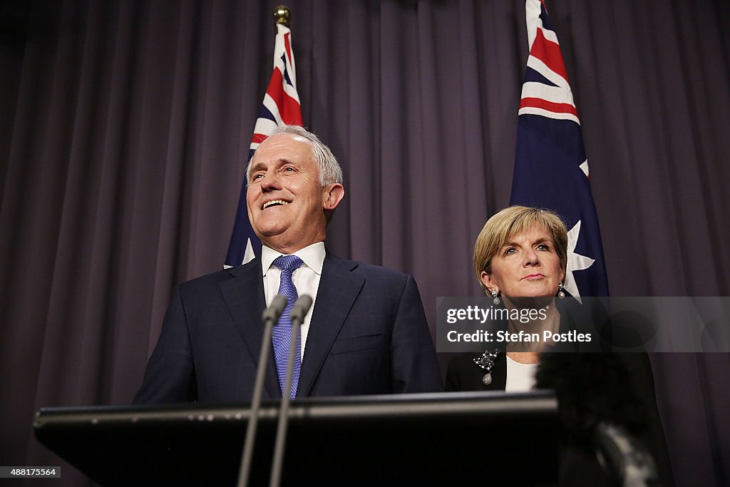 Liberal Party Votes On Leadership As Tony Abbott Responds To Challenge From Malcolm Turnbull
