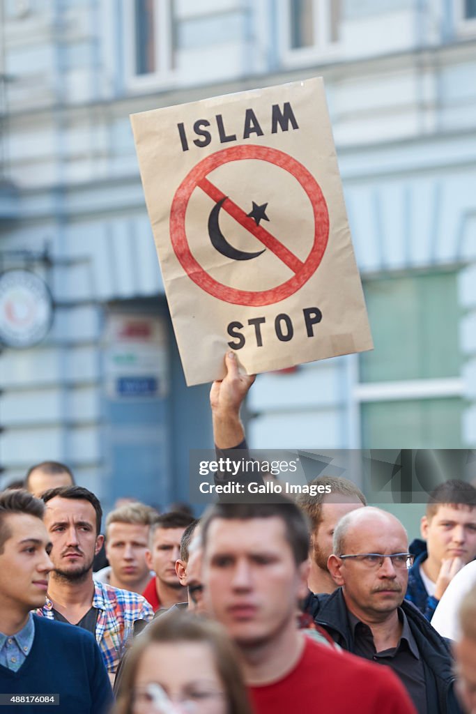 Manifestation: Poles Against Immigrants - Lodz