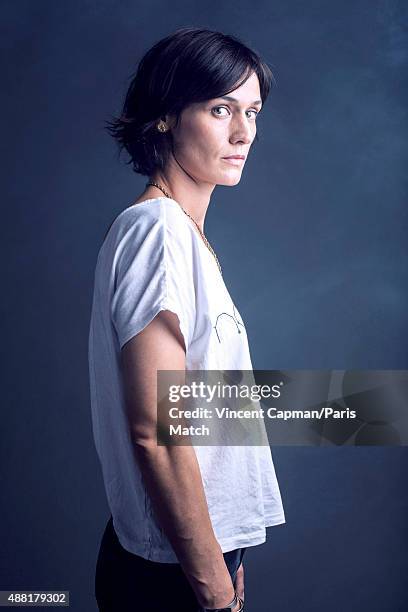 Actor Clotilde Hesme is photographed for Paris Match on August 31, 2015 in Paris, France.