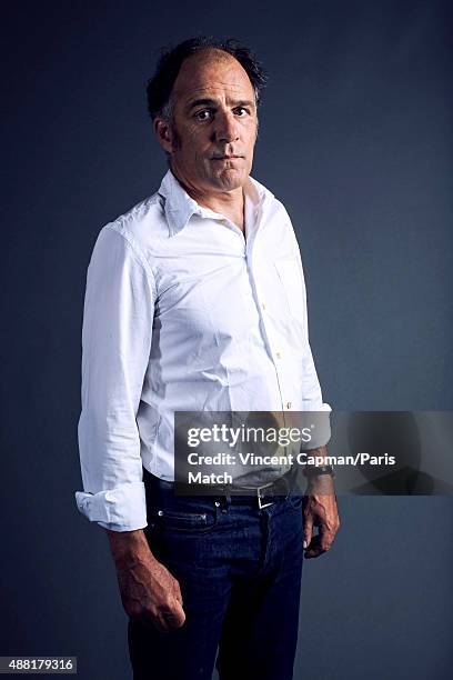 Actor Frederic Pierrot is photographed for Paris Match on August 31, 2015 in Paris, France.