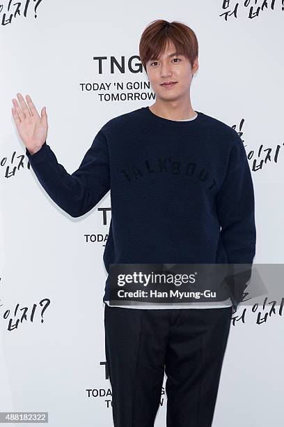 Actor Lee Min-Ho attends the autograph session for TNGT on September 14, 2015 in Seoul, South Korea.