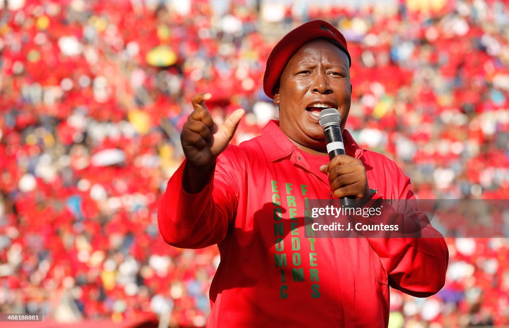 Eff Rally Today Commander in Chief of the Economic Freedom Fighters and South African ...