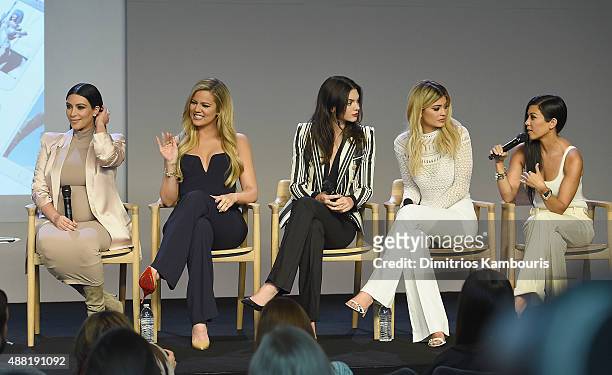 Apple Store Soho Presents Meet The Developers: Kim Kardashian, Khloe Kardashian, Kendall Jenner, Kylie Jenner and Kourtney Kardashianat attends the...