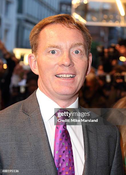 Chris Bryant attends the press night of "Photograph 51" at Noel Coward Theatre on September 14, 2015 in London, England.