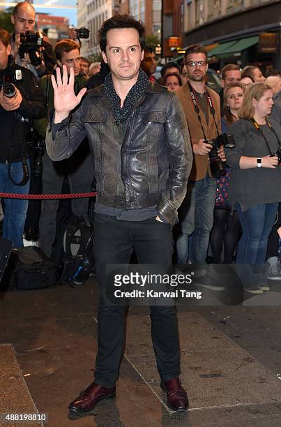 Andrew Scott attends the press night of "Photograph 51" at Noel Coward Theatre on September 14, 2015 in London, England.