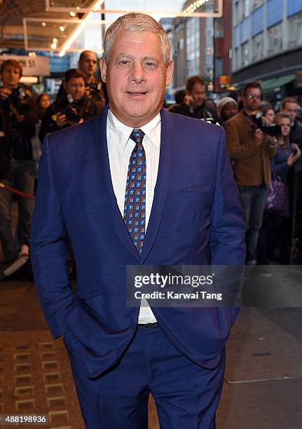 Cameron Mackintosh attends the press night of "Photograph 51" at Noel Coward Theatre on September 14, 2015 in London, England.