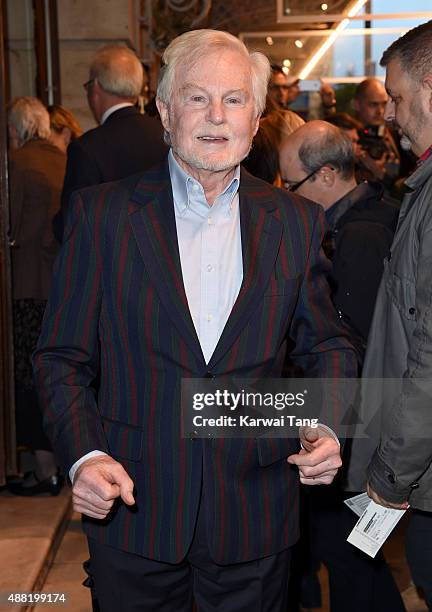 Derek Jacobi attends the press night of "Photograph 51" at Noel Coward Theatre on September 14, 2015 in London, England.