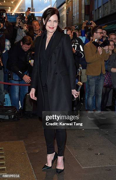 Elizabeth McGovern attends the press night of "Photograph 51" at Noel Coward Theatre on September 14, 2015 in London, England.