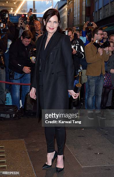 Elizabeth McGovern attends the press night of "Photograph 51" at Noel Coward Theatre on September 14, 2015 in London, England.