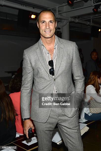 Nigel Barker attends the Houghton Fashion Show during Spring 2016 MADE Fashion Week at Milk Studios on September 14, 2015 in New York City.