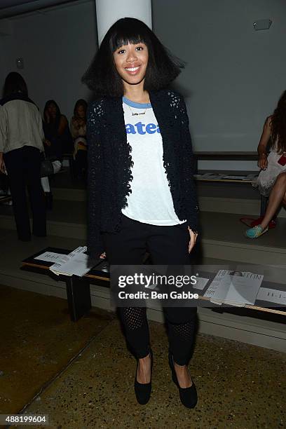 Kitty Cash attends the Houghton Fashion Show during Spring 2016 MADE Fashion Week at Milk Studios on September 14, 2015 in New York City.