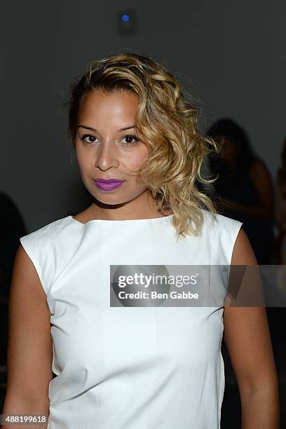 Jasmine Solano attends the Houghton Fashion Show during Spring 2016 MADE Fashion Week at Milk Studios on September 14, 2015 in New York City.