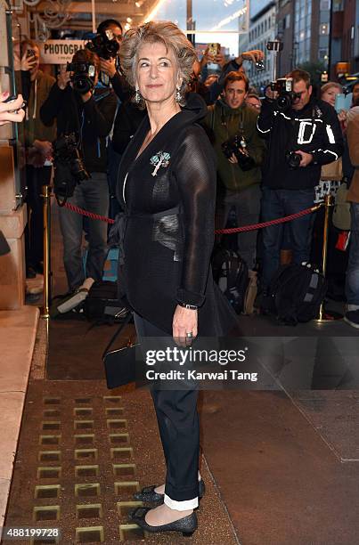 Maureen Lipman attends the press night of "Photograph 51" at Noel Coward Theatre on September 14, 2015 in London, England.