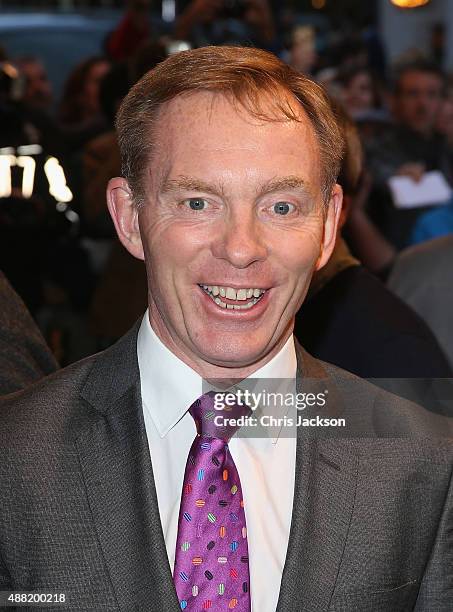 Chris Bryant attends the press night of "Photograph 51" at Noel Coward Theatre on September 14, 2015 in London, England.