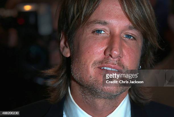 Singer Keith Urban attends the press night of "Photograph 51" at Noel Coward Theatre on September 14, 2015 in London, England.