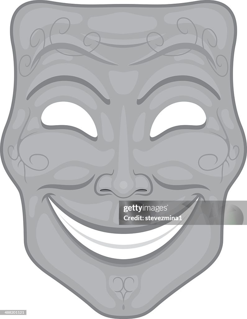 Happy Mask High-Res Vector Graphic - Getty Images