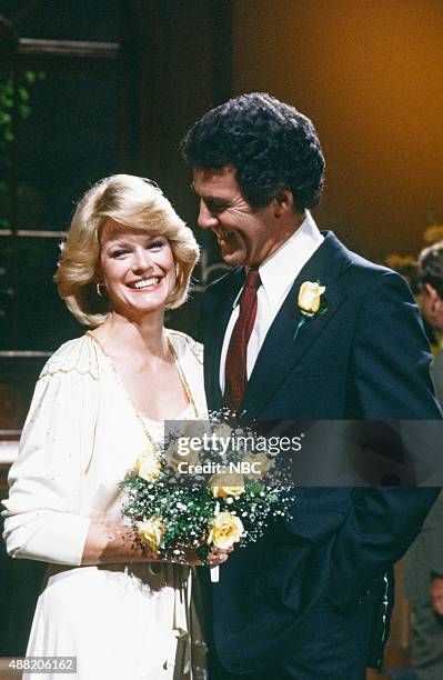 Liz Chandler and Don Craig Wedding" -- Pictured: Gloria Loring as Liz Chandler, Jed Allan as Don Craig --