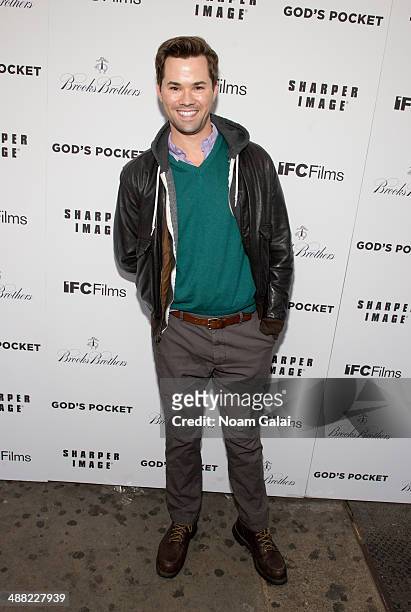 Actor Andrew Rannells attends "God's Pocket" screening at IFC Center on May 4, 2014 in New York City.