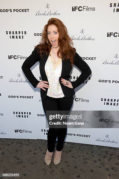 Actress Bridget Barkan attends "God's Pocket" screening at IFC Center on May 4, 2014 in New York City.