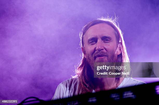 David Guetta performs during Suburbia Music Festival on May 4, 2014 in Plano, Texas.