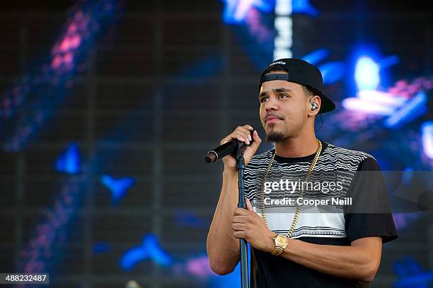 Cole performs during Suburbia Music Festival on May 4, 2014 in Plano, Texas.