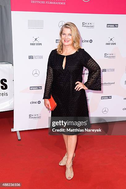 Birge Schade attends the First Steps Awards 2015 at Stage Theater on September 14, 2015 in Berlin, Germany.