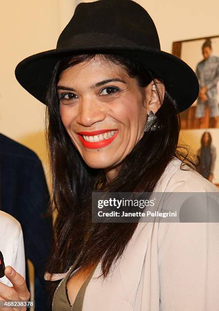 Laura Gómez attends Studio 189 Presentation at Spring 2016 New York Fashion Week:The Shows on September 14, 2015 in New York City.