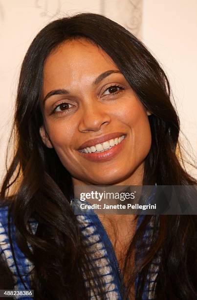 Rosario Dawson attends Studio 189 Presentation at Spring 2016 New York Fashion Week:The Shows on September 14, 2015 in New York City.