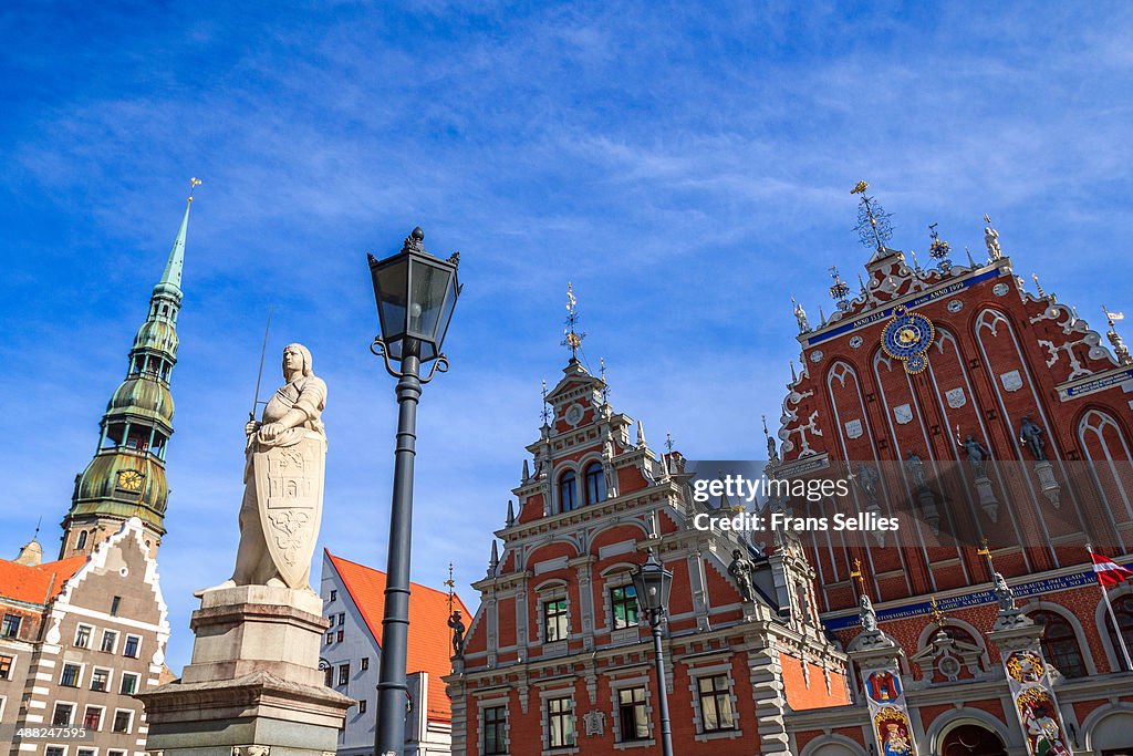 The beautiful centre of Riga