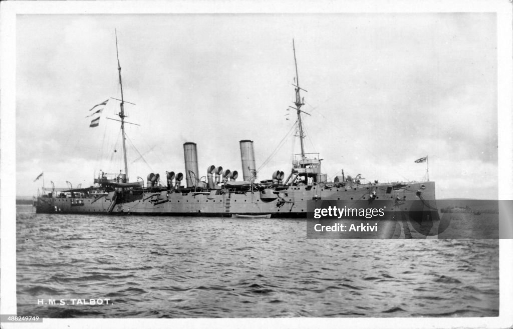 British Royal Navy Battleship Cruiser HMS Talbot