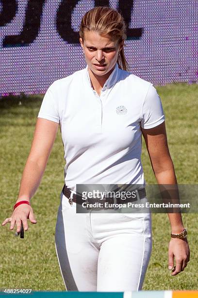 Athina Onassis attends Global Champion Tour Day 1 on May 2, 2014 in Madrid, Spain.