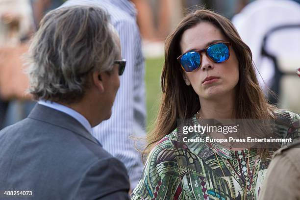 Mar Saura and Javier Revuelta attend Global Champion Tour Day 1 on May 2, 2014 in Madrid, Spain.