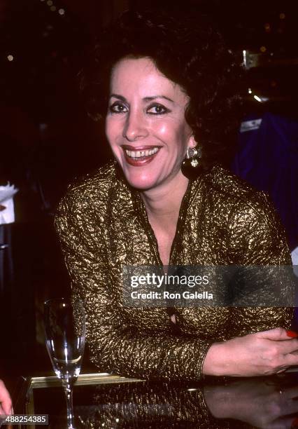 Socialite Andrea Reynolds attends Contessina Francesca Braschi Fashion Show and Cocktail Reception on November 14, 1985 at Saks Fifth Avenue in New...