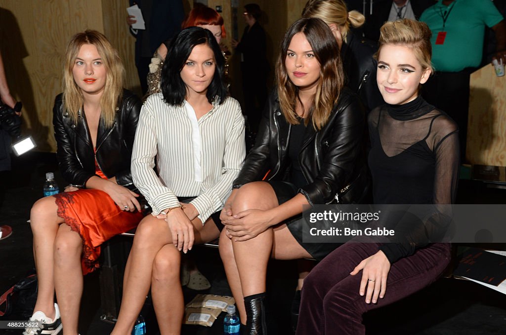 Rag & bone - Front Row - Spring 2016 New York Fashion Week