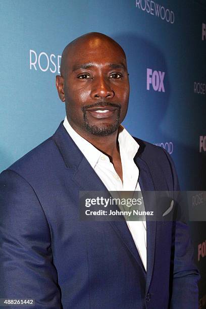 Actor Morris Chestnut attends the "Rosewood" Series 1 Premiere screening at The Schomburg Center for Research in Black Culture on September 14, 2015...