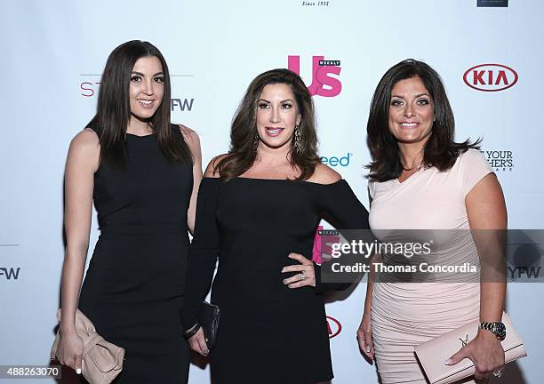 Jacqueline Laurita and Kathy Wakile attend with Us Weekly and Celebrates Fashion Week At KIA STYLE360 At Row NYC on September 14, 2015 in New York...