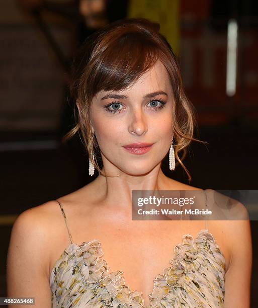 Dakota Johnson attends the 'Black Mass' premiere during the 2015 Toronto International Film Festival at The Elgin on September 14, 2015 in Toronto,...