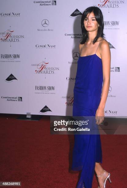 Model Carolina Ribeiro attends the 20th Annual CFDA Awards on June 14, 2001 at Avery Fisher Hall, Lincoln Center in New York City.