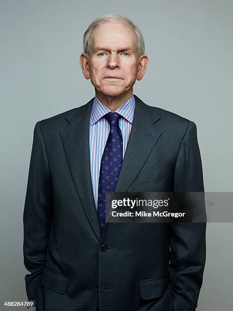 Money manager and co-founder and chief investment strategist of Grantham Mayo van Otterloo , Jeremy Grantham is photographed for Institutional...