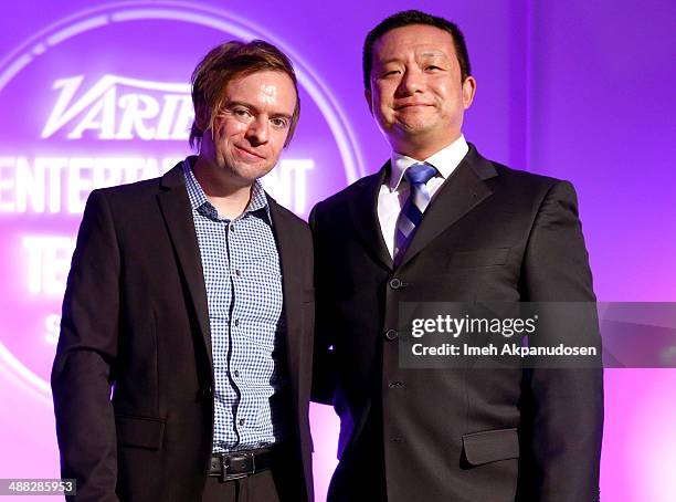 Variety senior editor Marc Graser and U.S. China Film & Television Industry Expo's Raymond Cheng attend Variety's Spring 2014 Entertainment and...