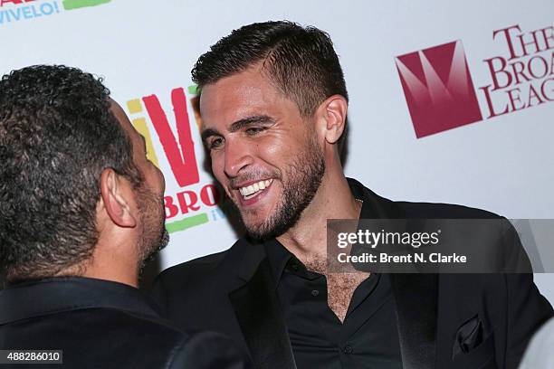 Josh Segarra attends the post show cast party following "Gloria Estefan And Miami Sound Machine: A Benefit Concert for Viva Broadway" held at the...