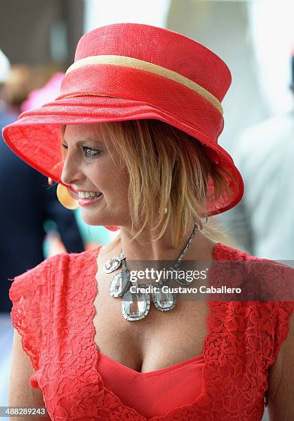 Guests attend the Moet & Chandon Toasts The 140th Kentucky Derby at Churchill Downs on May 2, 2014 in Louisville, Kentucky.