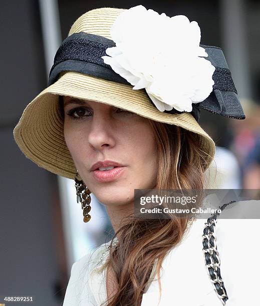 Guests attend the Moet & Chandon Toasts The 140th Kentucky Derby at Churchill Downs on May 2, 2014 in Louisville, Kentucky.