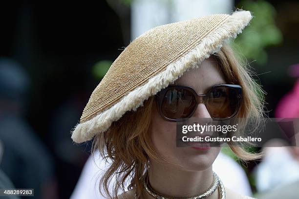 Guests attend the Moet & Chandon Toasts The 140th Kentucky Derby at Churchill Downs on May 2, 2014 in Louisville, Kentucky.