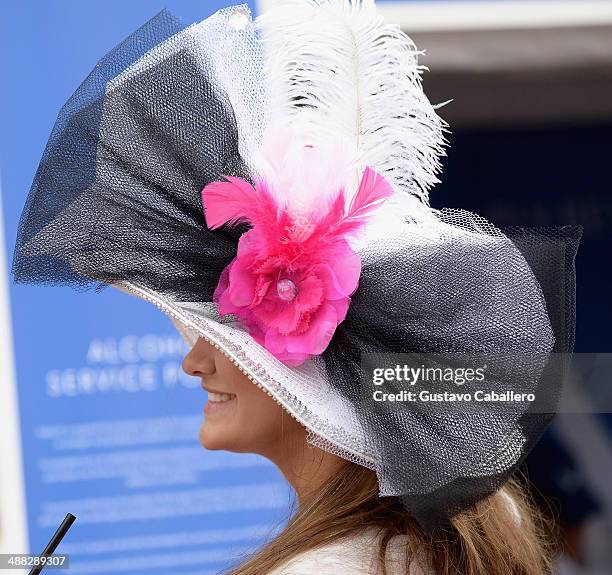 Guests attend the Moet & Chandon Toasts The 140th Kentucky Derby at Churchill Downs on May 2, 2014 in Louisville, Kentucky.